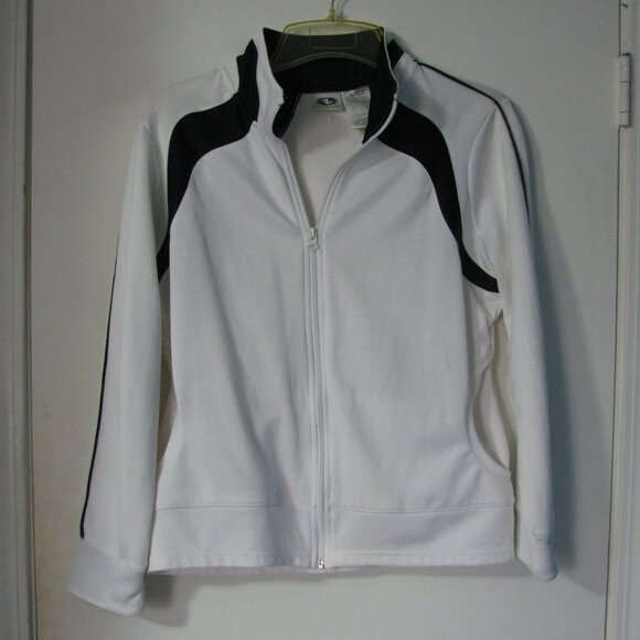 Athletic Works Jackets & Blazers - Athletic Works Jacket XL 16 18 Black & White Zip Front Excellent